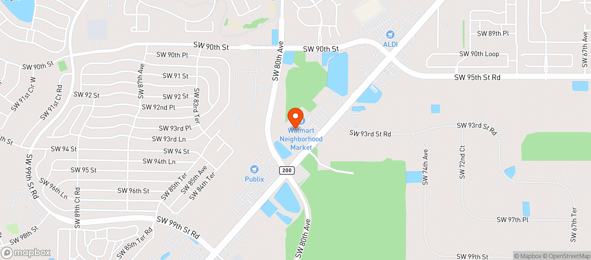Map showing Azul Tequila Mexican Restaurant