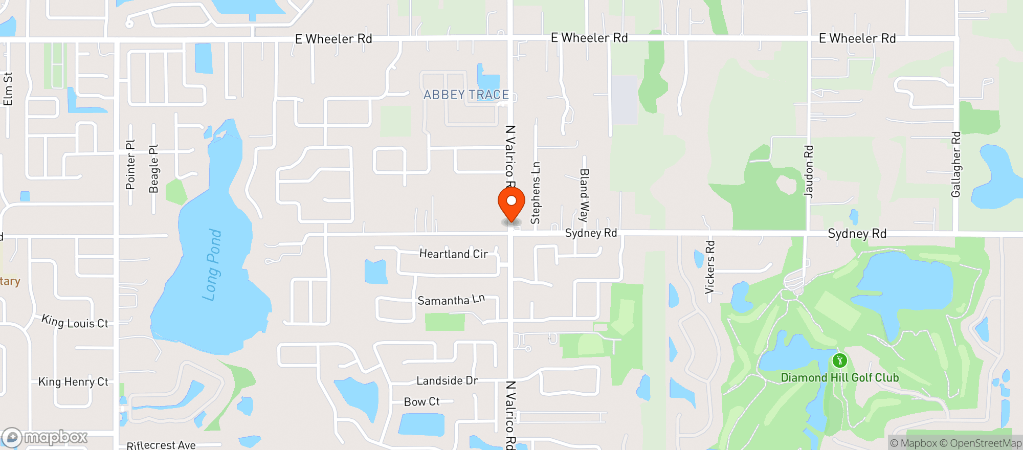 Map showing Valrico Food Store