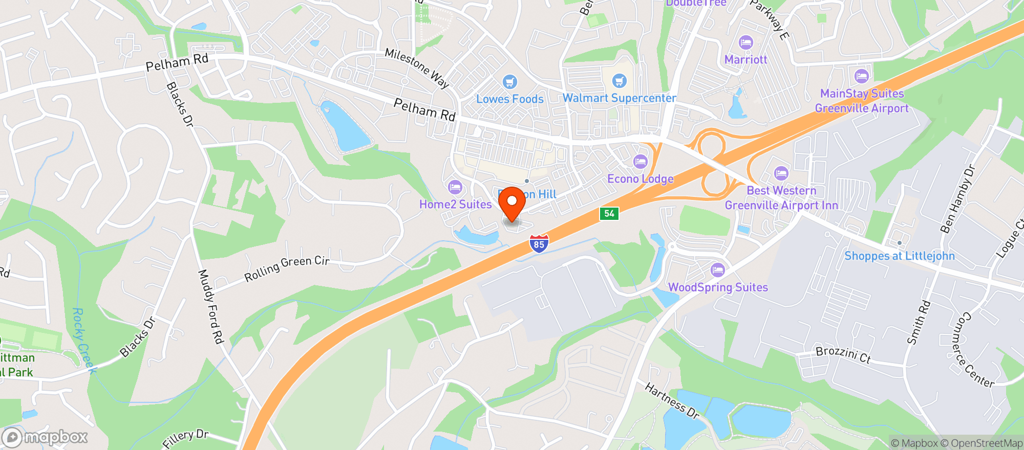 Map showing Chophouse 47