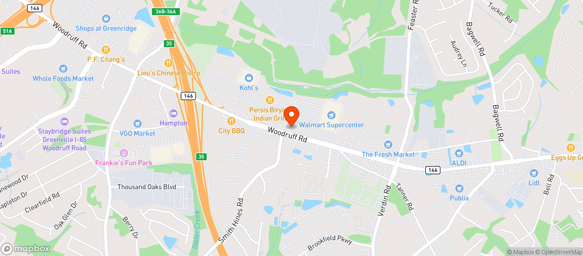 Map showing Smoke N Brew 2 (gvl)