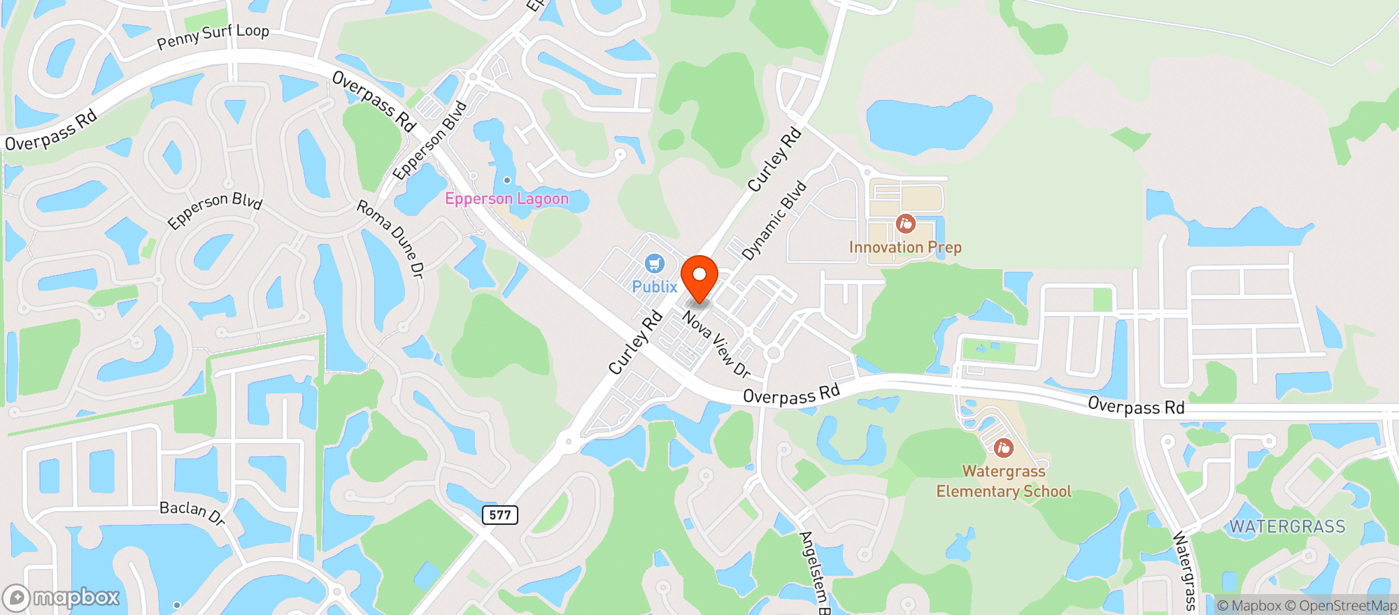 Map showing Circle K 7221