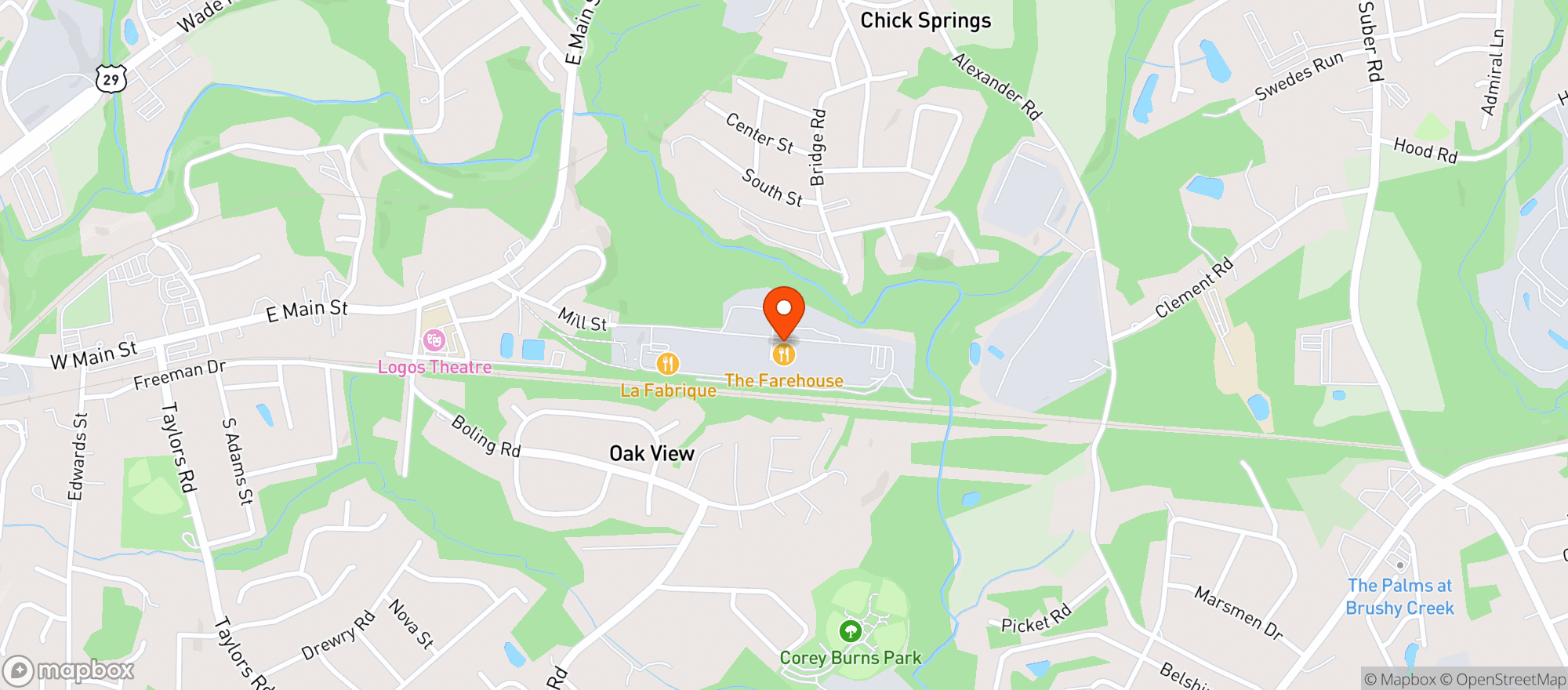 Map showing 13 Stripes Brewery