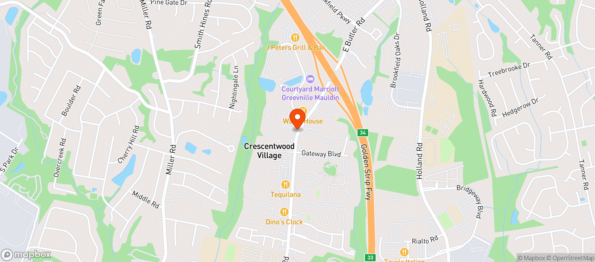 Map showing CIRCLE K #2706483