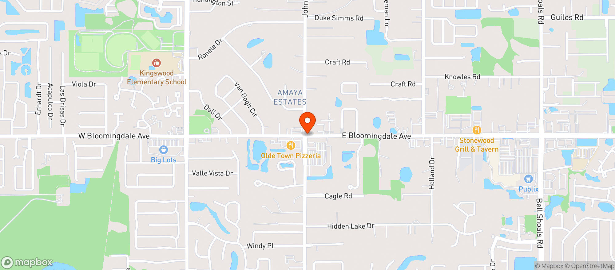 Map showing Best Buy Liquors