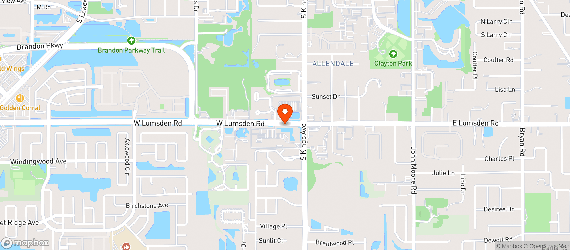 Map showing Cutters Cigar Lounge