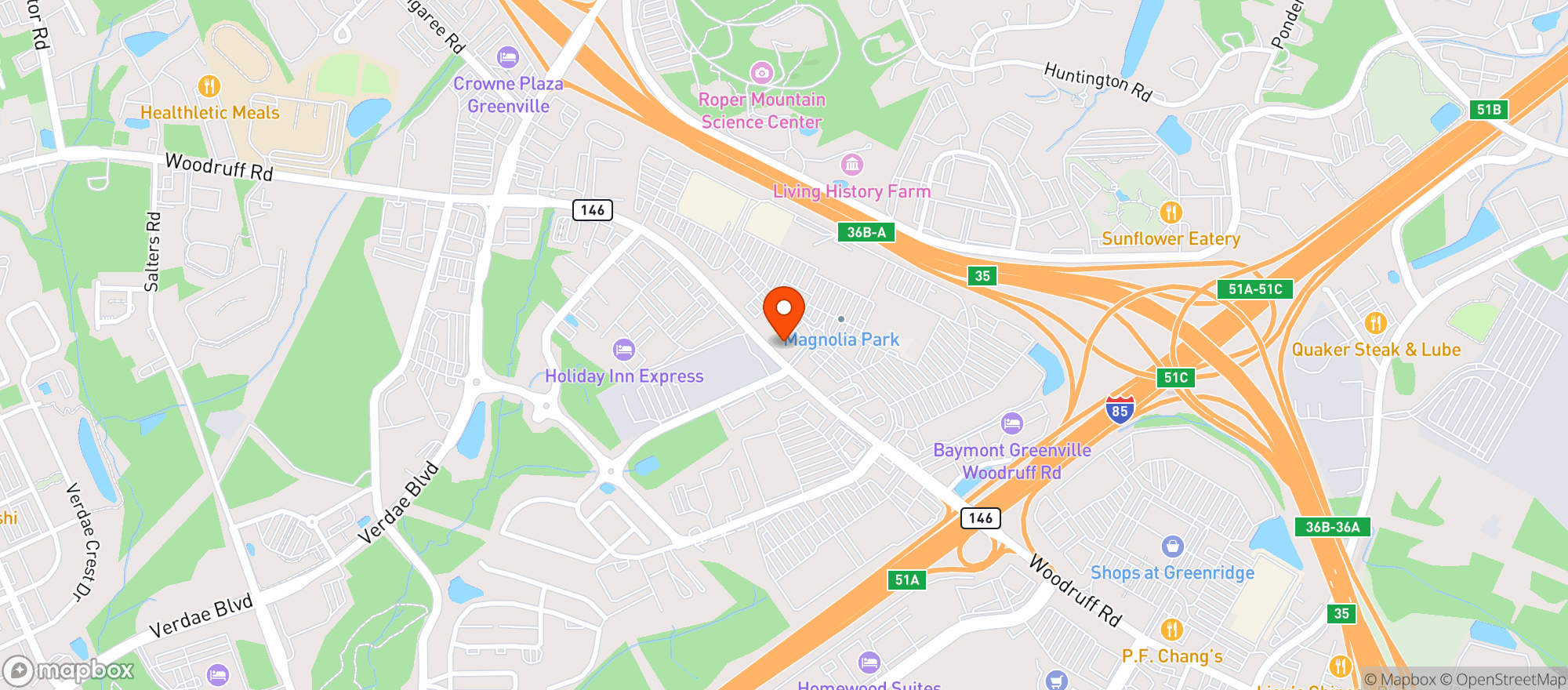 Map showing Firebirds Wood Fired Gr #27