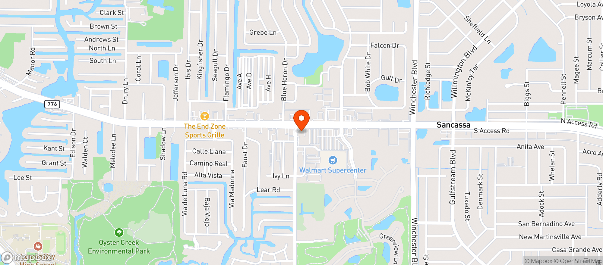 Map showing Circle K (2803 S Mccall Rd)