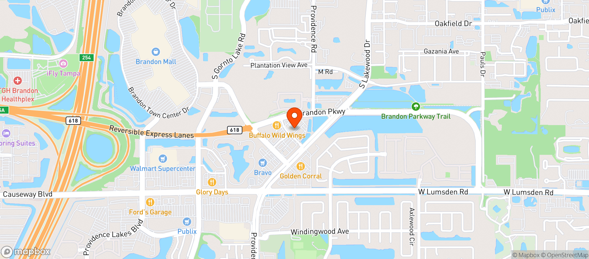 Map showing Baluka Billiards & Lounge