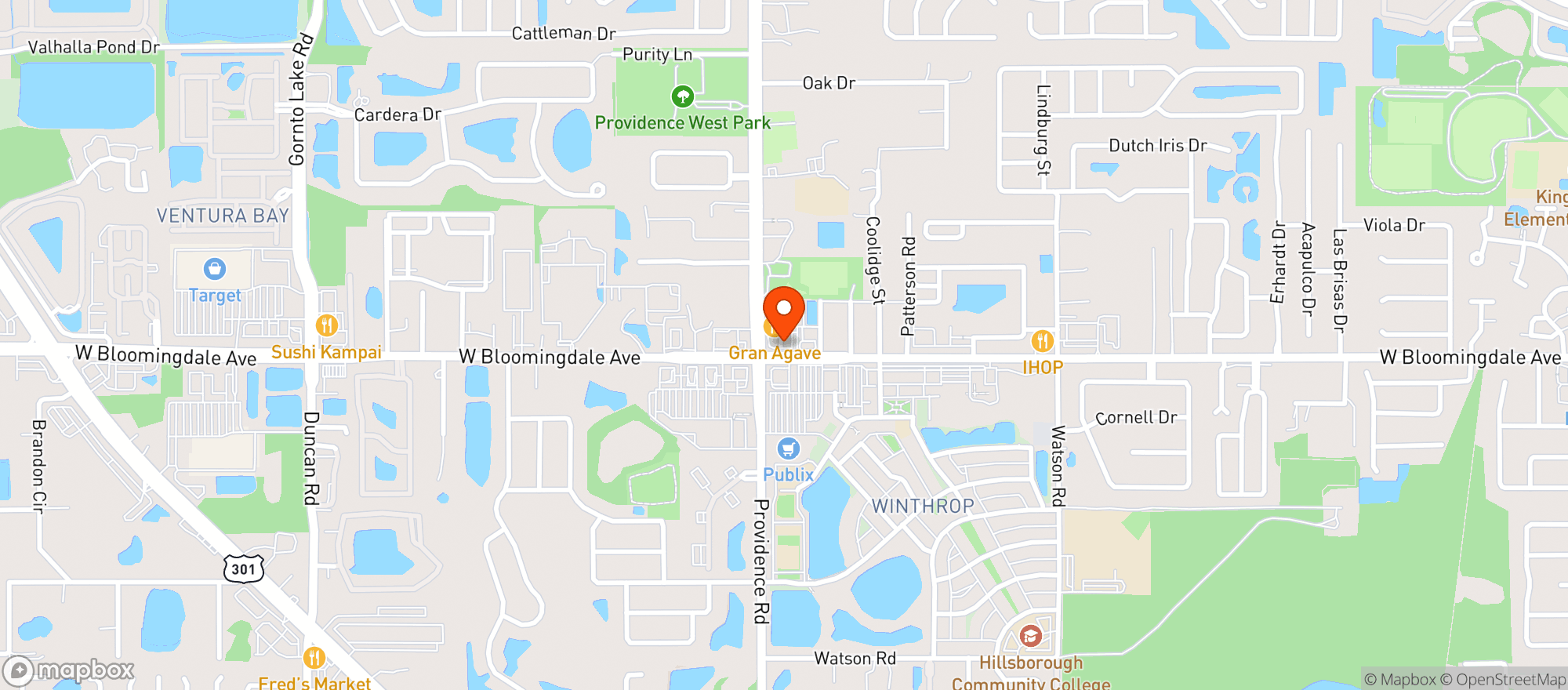 Map showing (c)lemon Grass Thai
