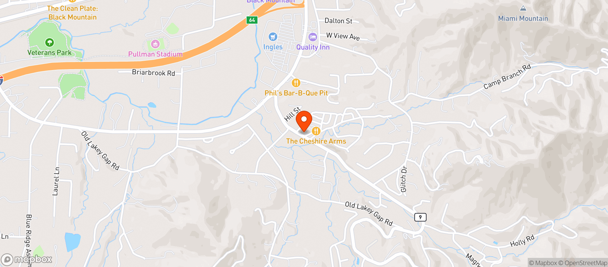 Map showing Beradu
