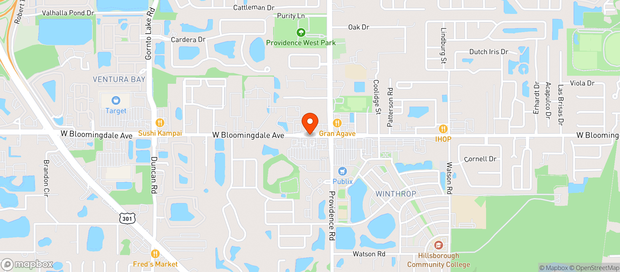 Map showing Walmart Neighborhood Mkt