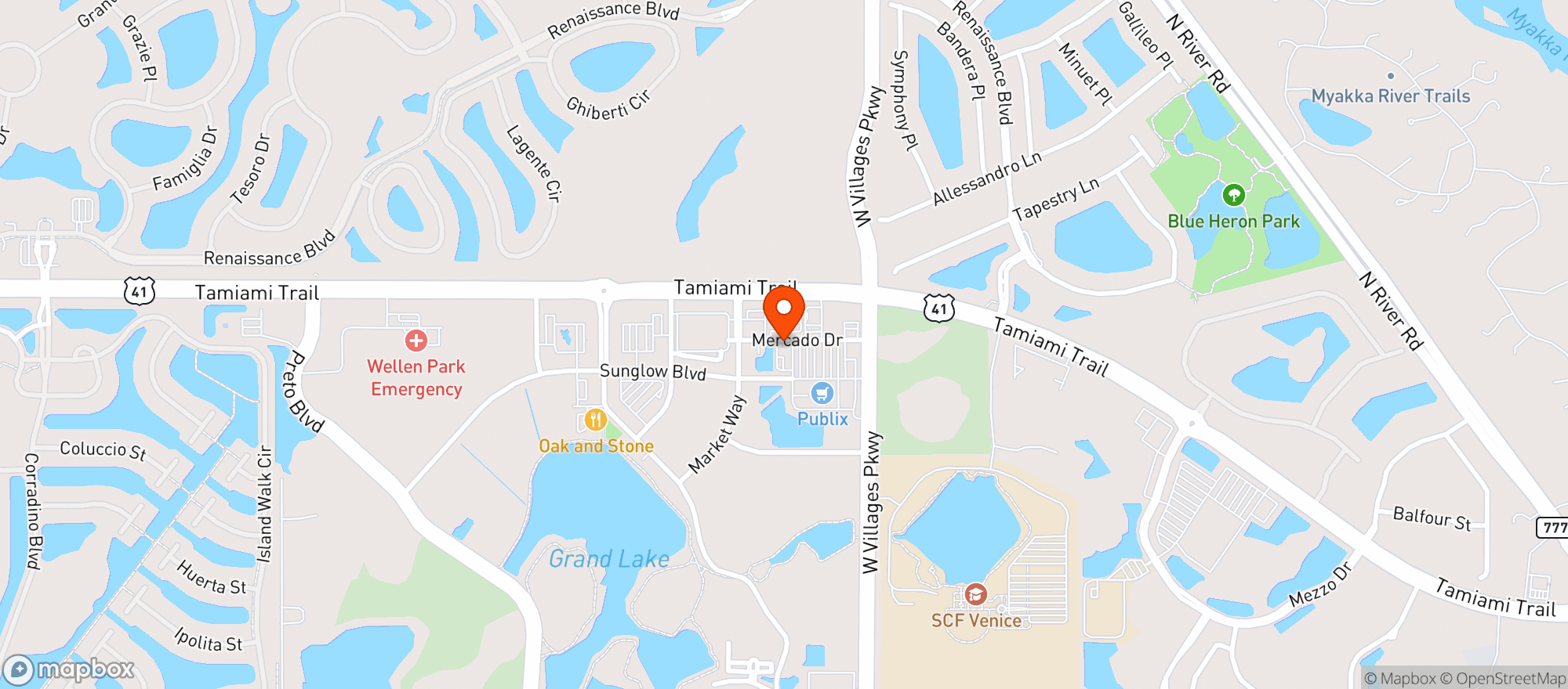 Map showing Irmas Tacos Craft Beer