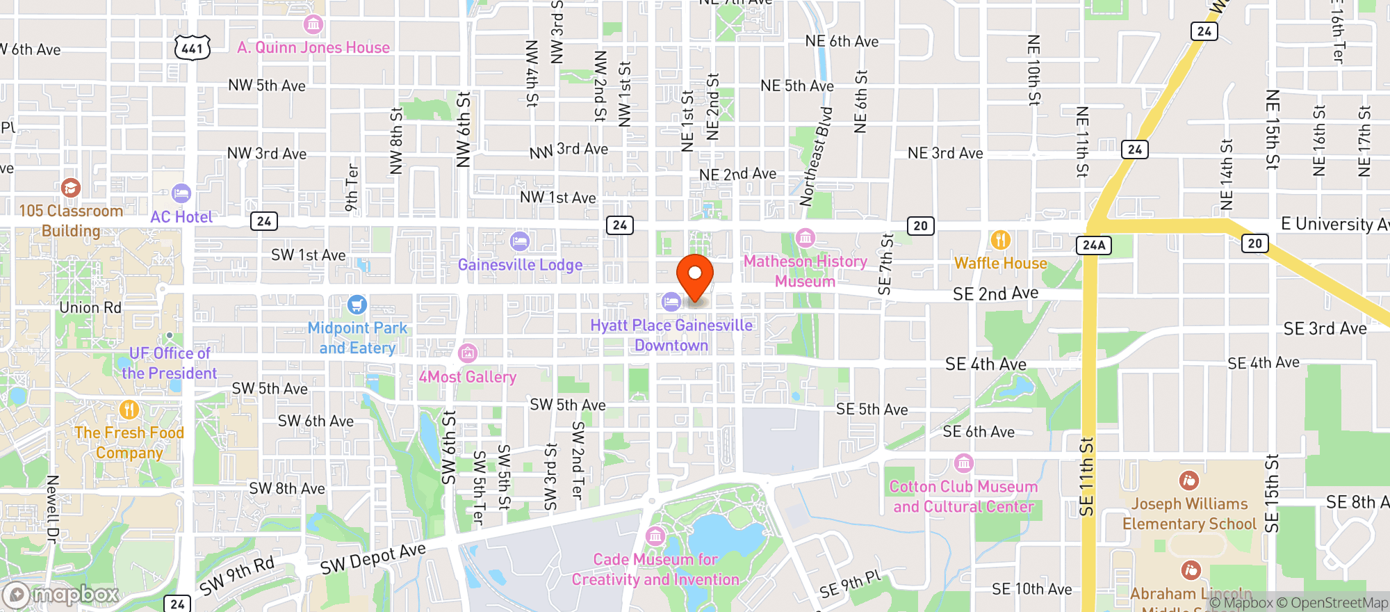 Map showing Marks Us Prime