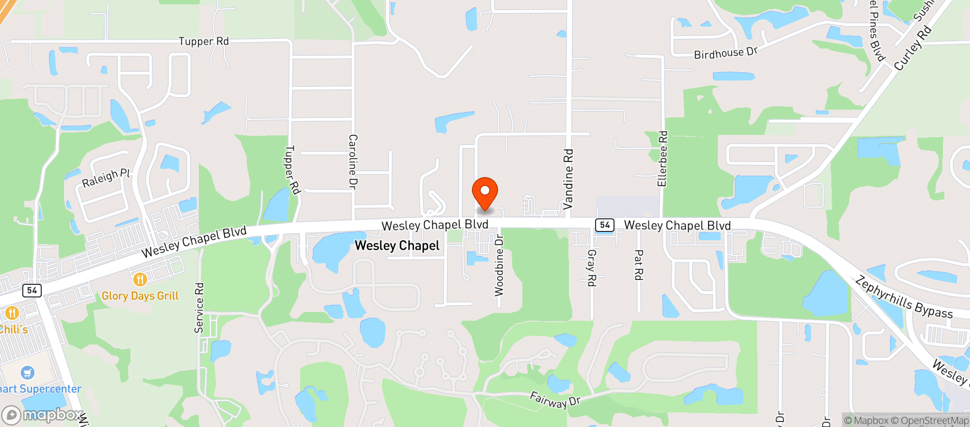 Map showing Quik Mart