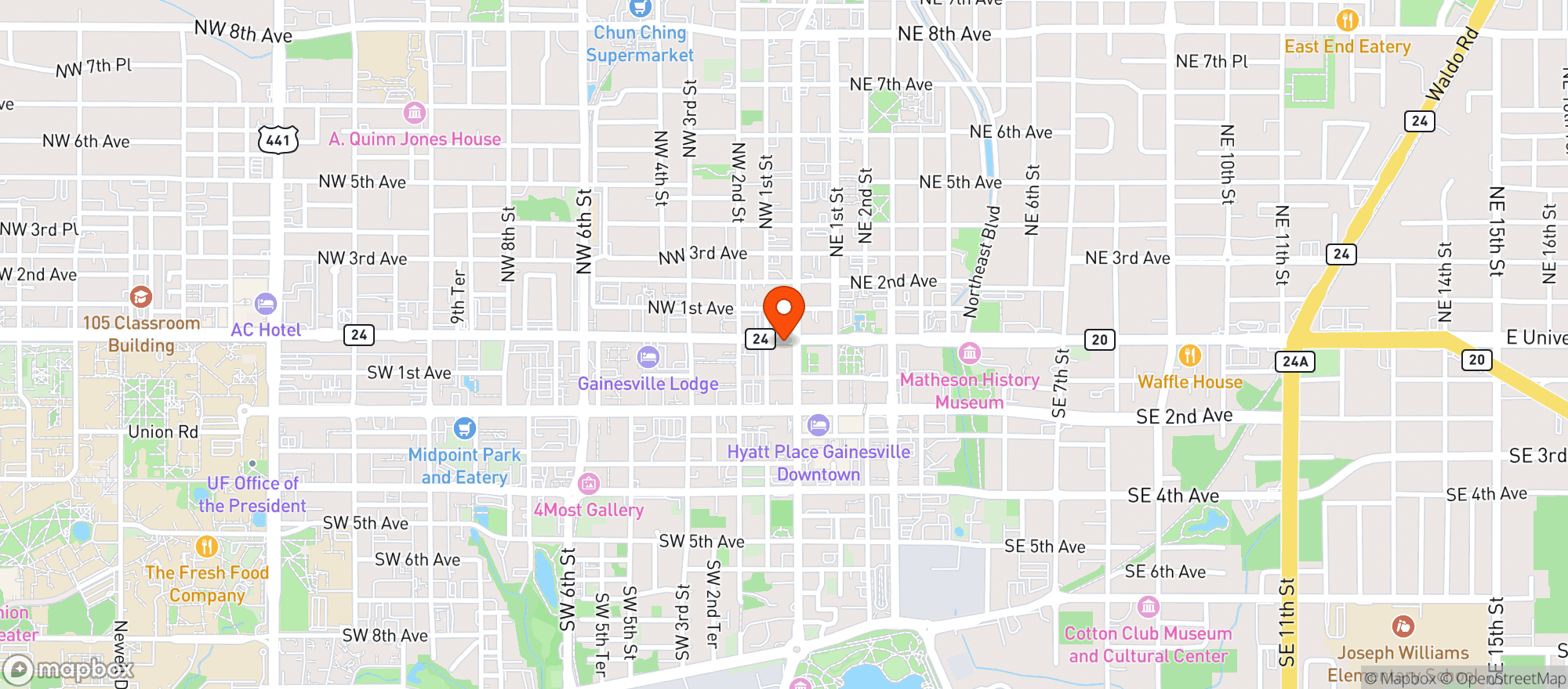 Map showing Kin