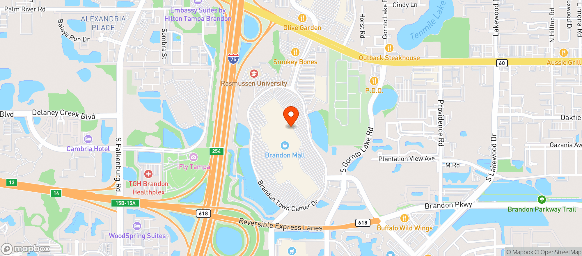 Map showing Gnc