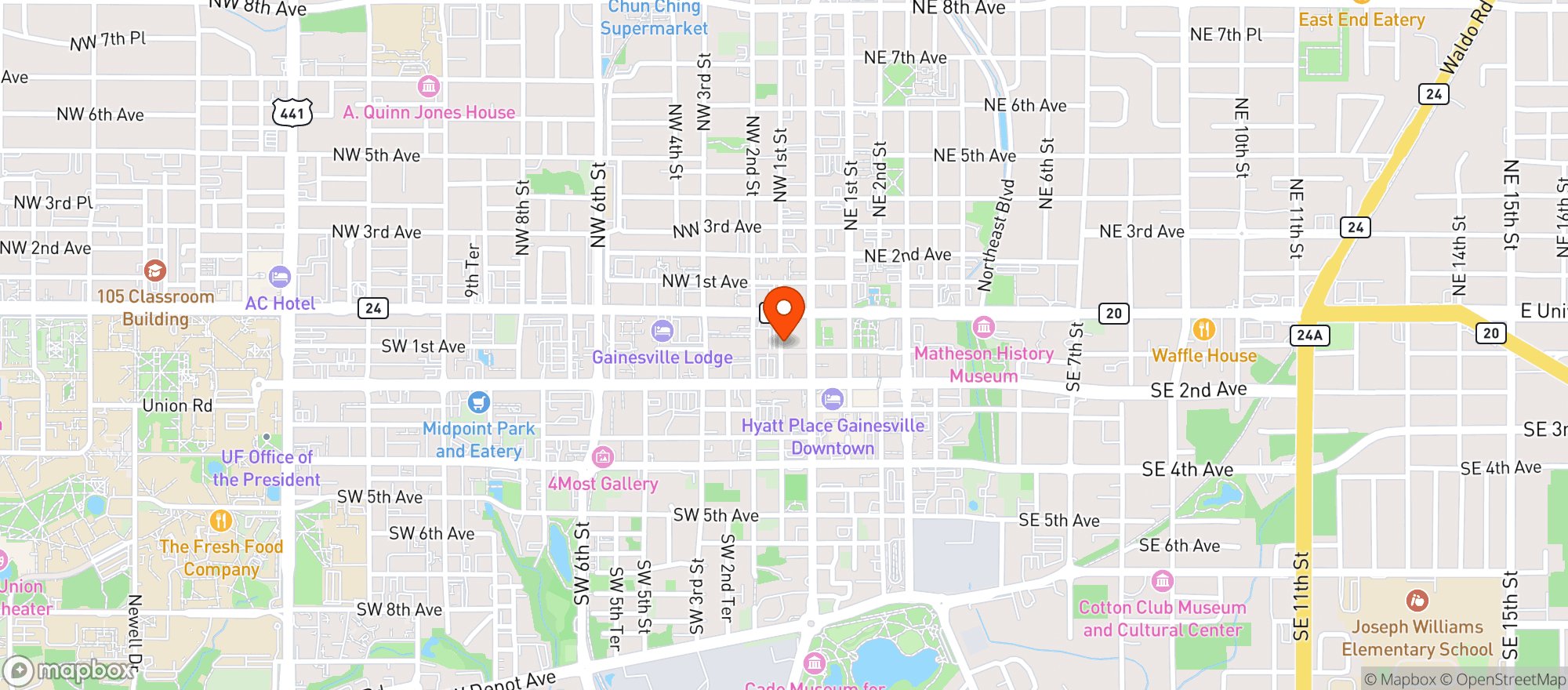 Map showing The Bull