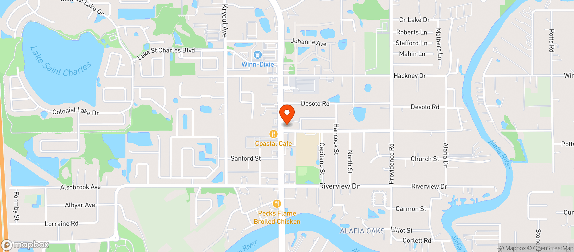 Map showing (b) Am Legion Post 148