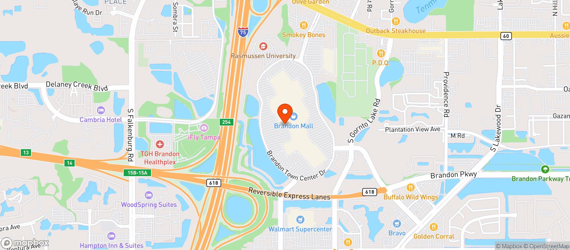 Map showing Clasico Chophouse