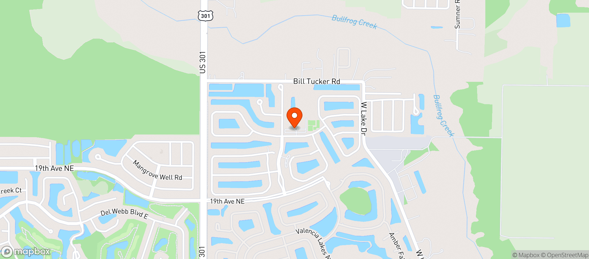 Map showing Bistro Del Sol