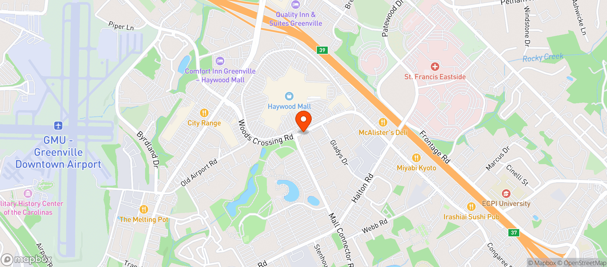 Map showing Racks Bottleshop