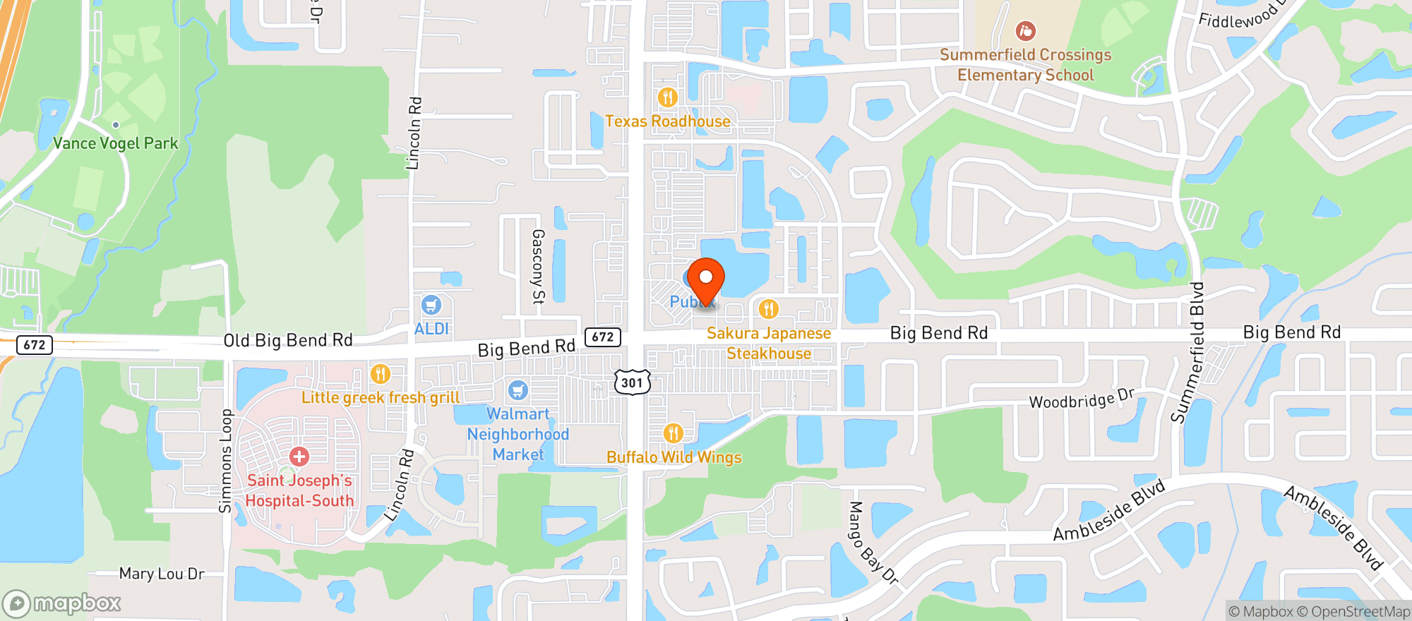 Map showing Star Liquors-riverview
