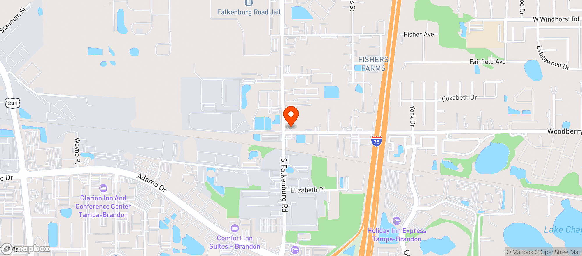 Map showing Circle K 8531