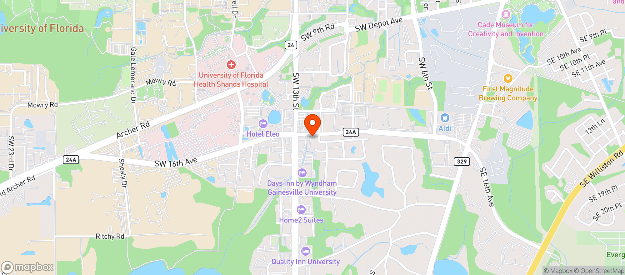 Map showing Sai Kwik Stop