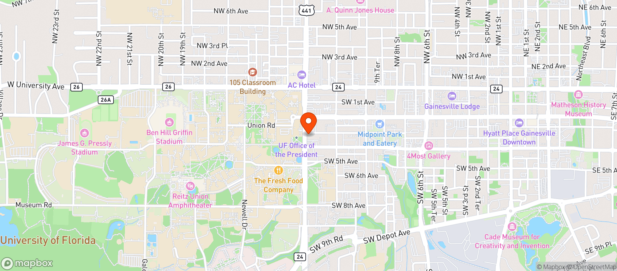Map showing Cvs Pharmacy #10883