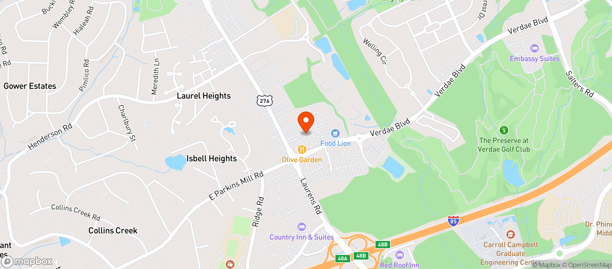 Map showing 19 Wine & Spirits