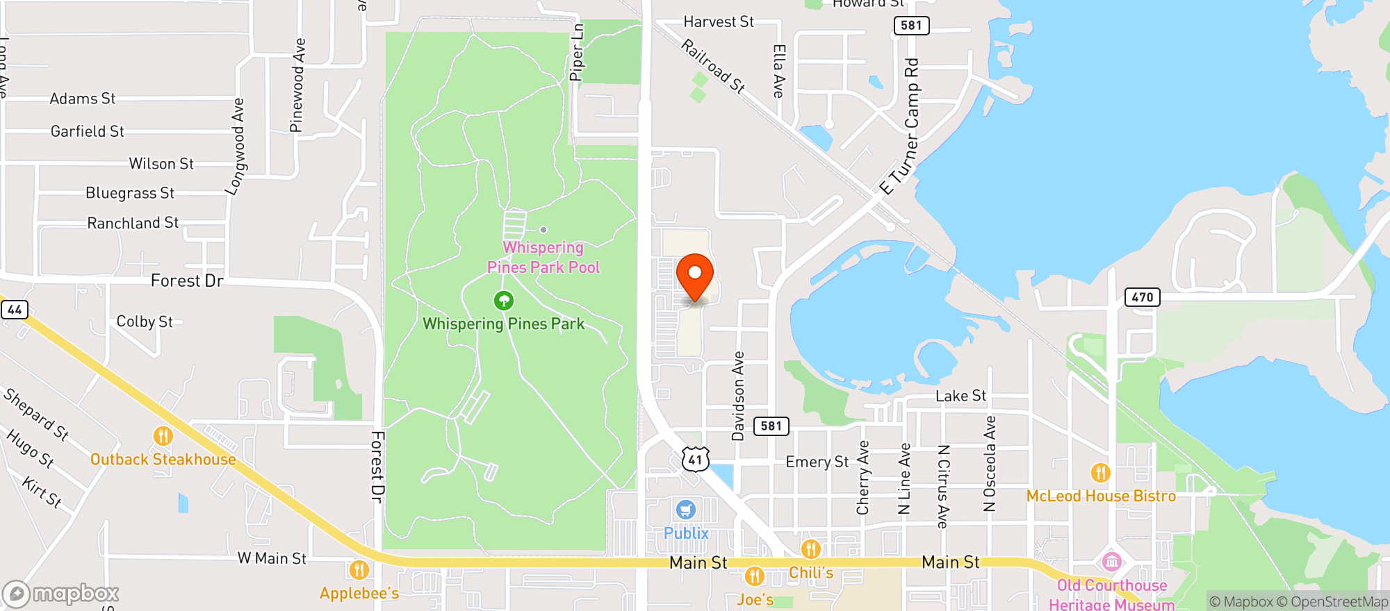 Map showing Gnc