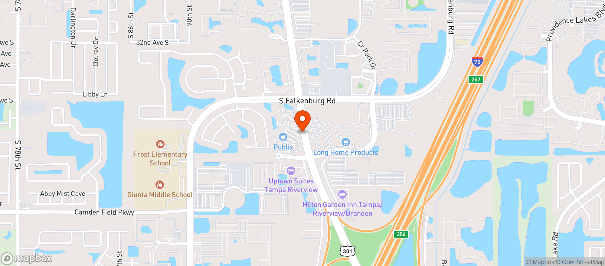 Map showing Star Liquors