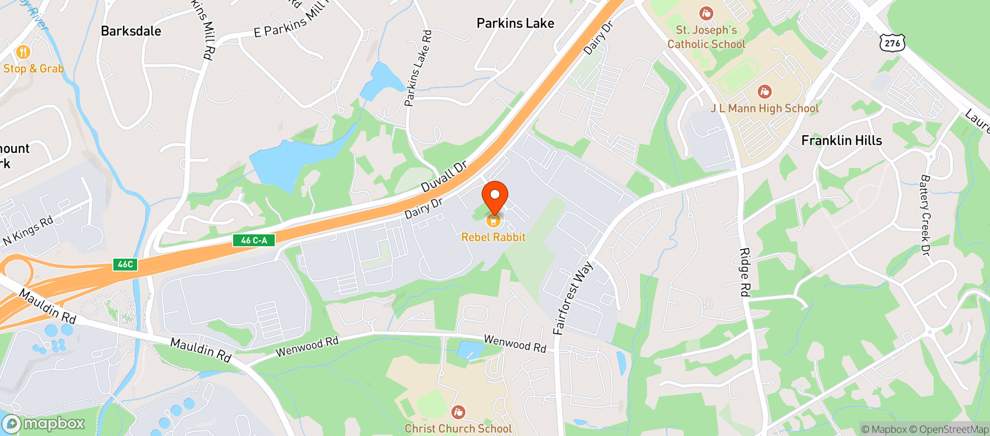 Map showing REBEL RABBIT LLC THC