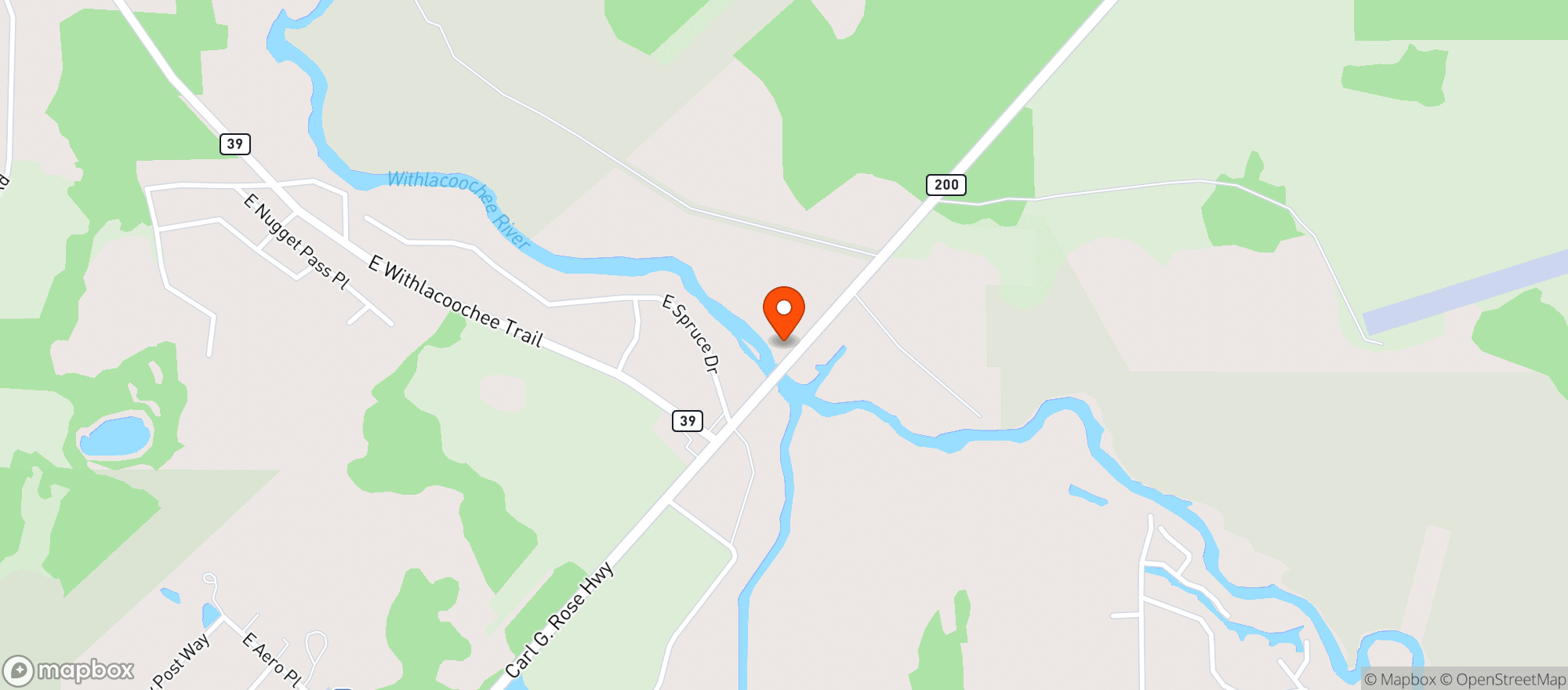Map showing Stumpknockers