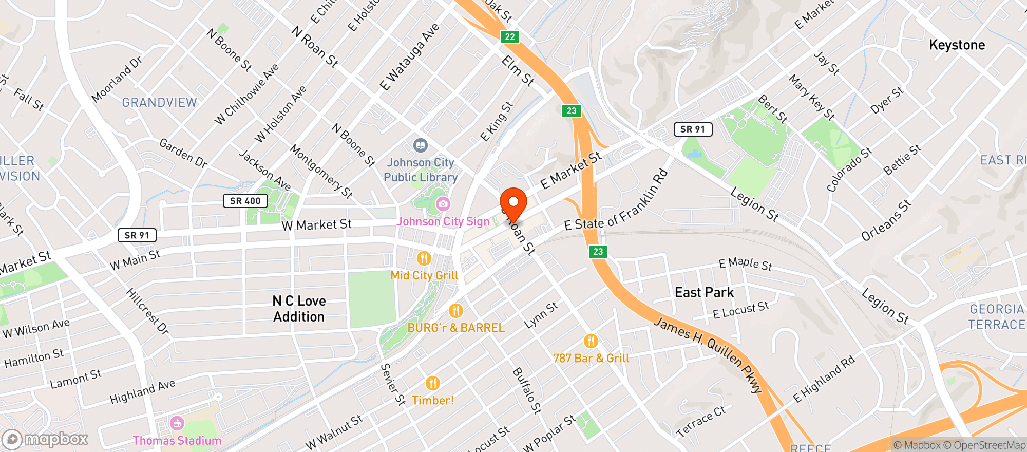 Map showing The Generalist: General Store + Retail Collective