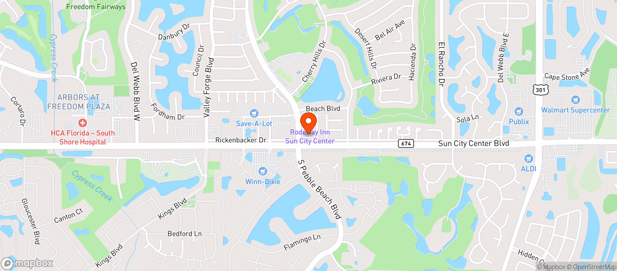 Map showing Walgreens Liquor