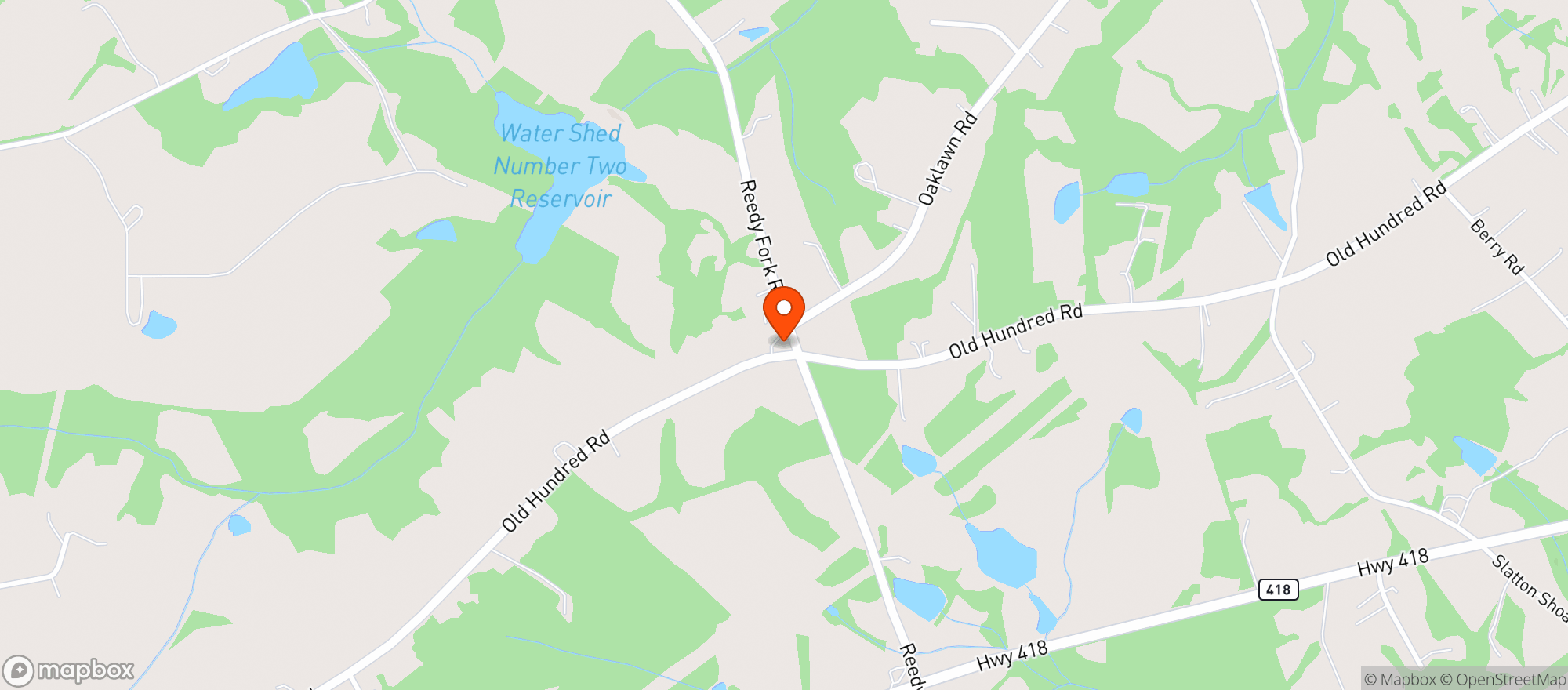 Map showing Old Hundred Convenience