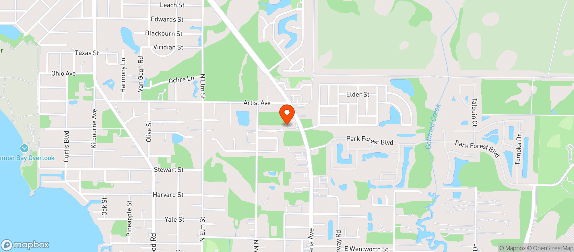 Map showing Snowbird Cannabis