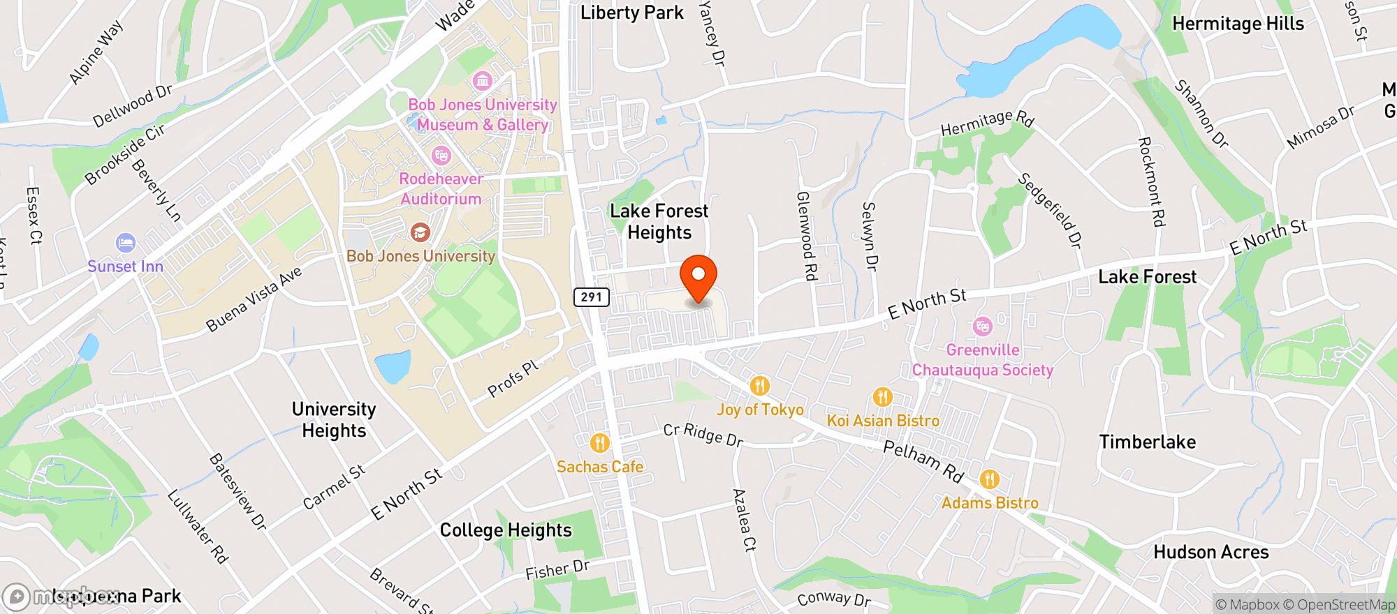 Map showing Sprouts Farmers Market