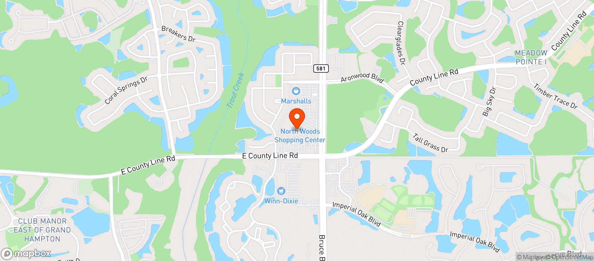 Map showing Supertarget