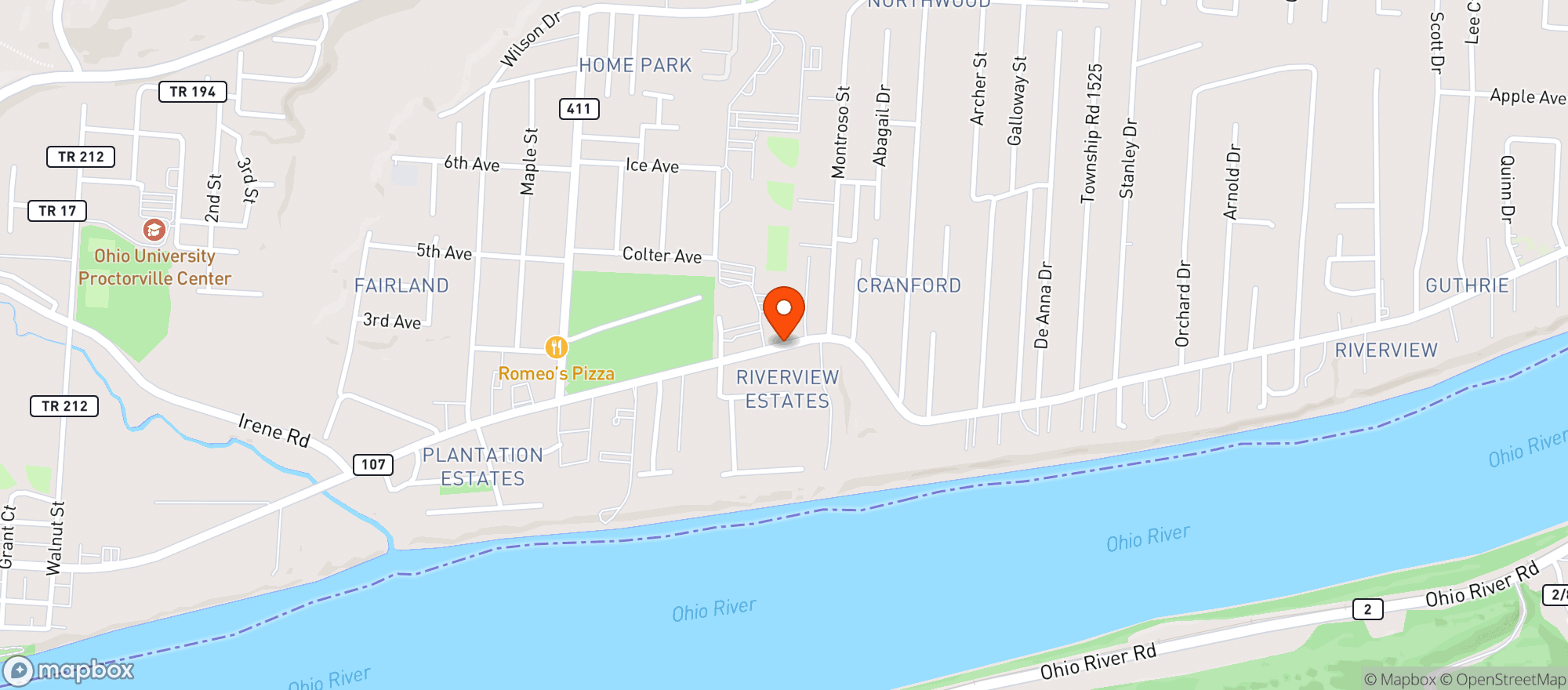 Map showing Arco