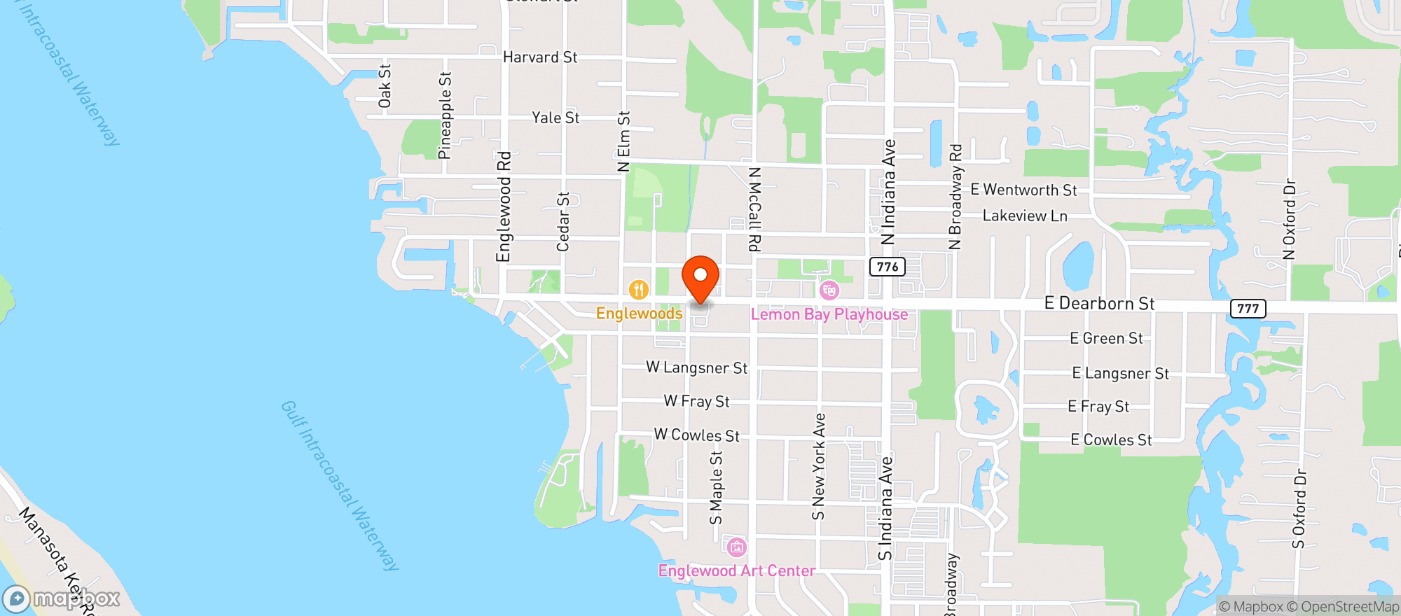 Map showing Chophouse 285