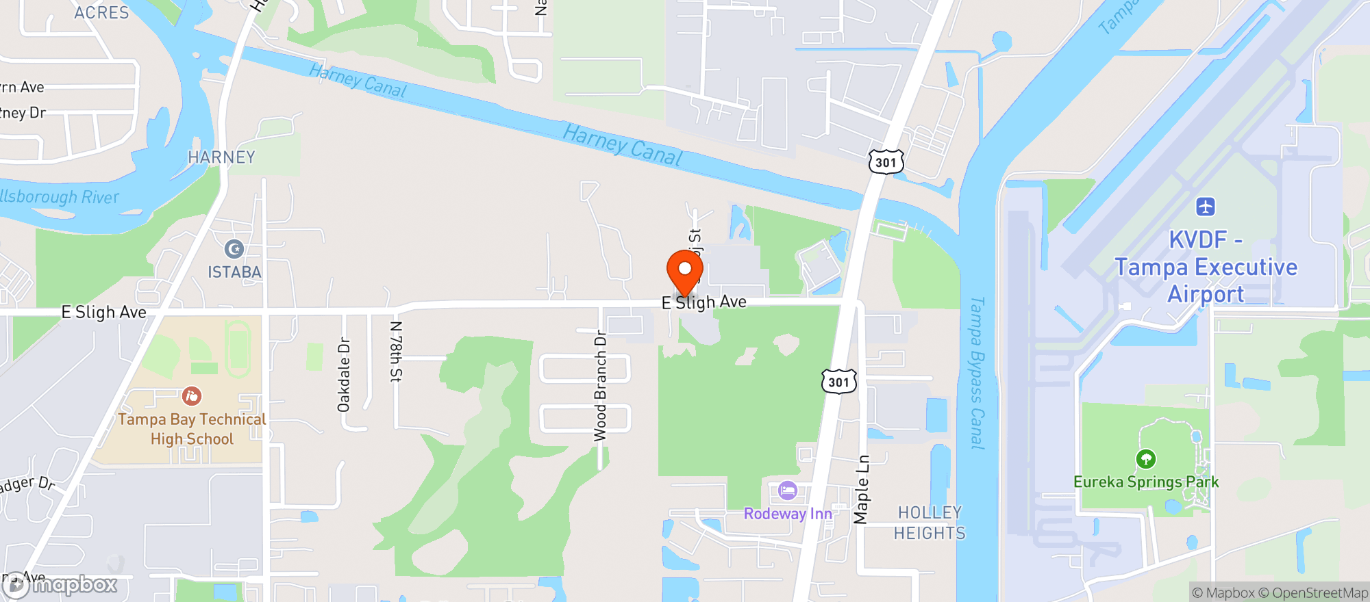 Map showing Frontier Steak House