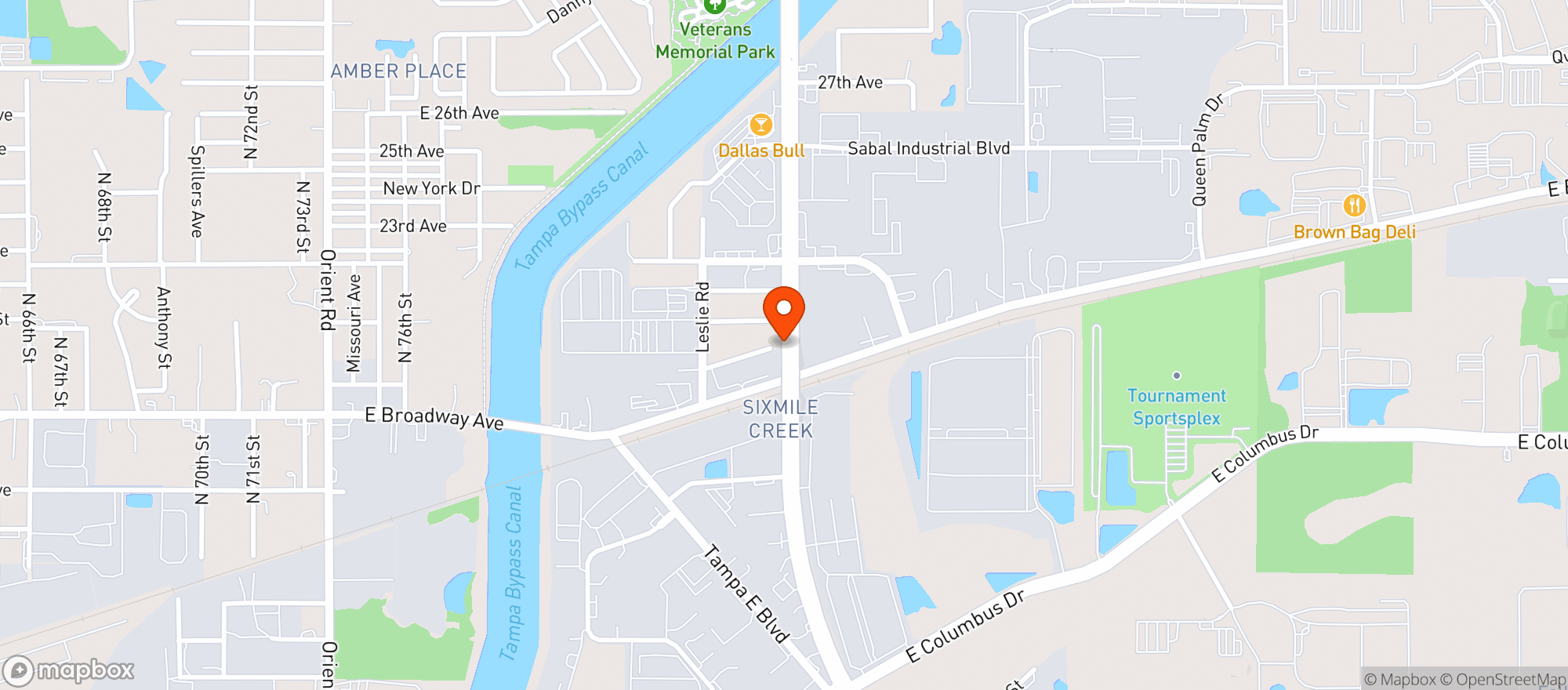 Map showing Circle K 7494