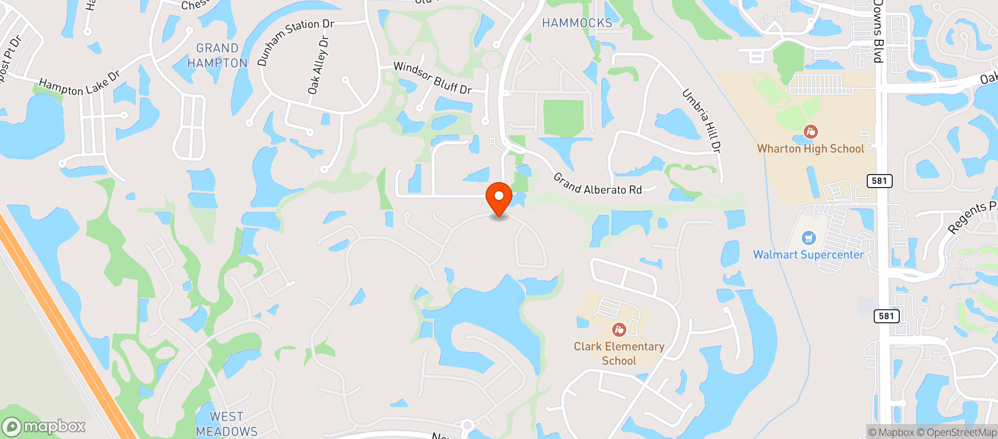 Map showing Your CBD Store New Tampa FL