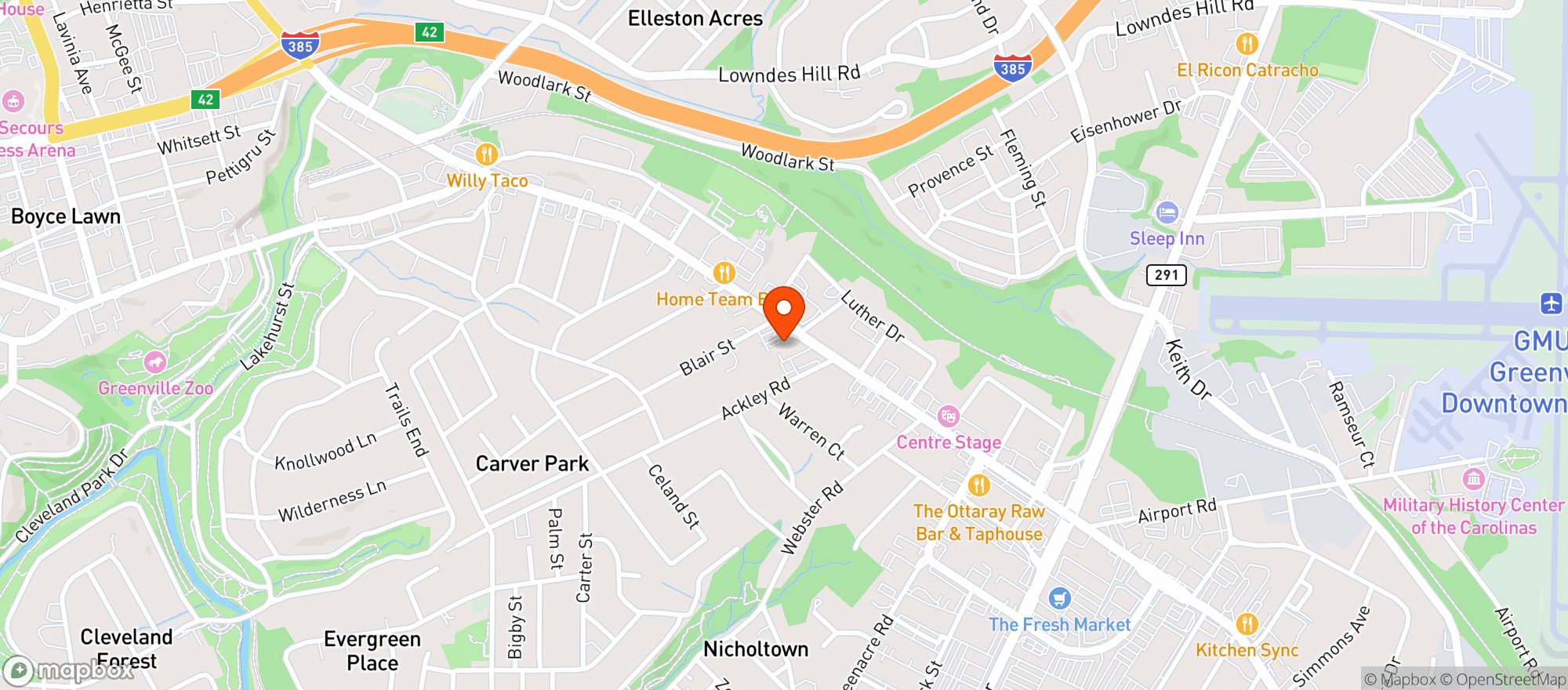 Map showing The 07