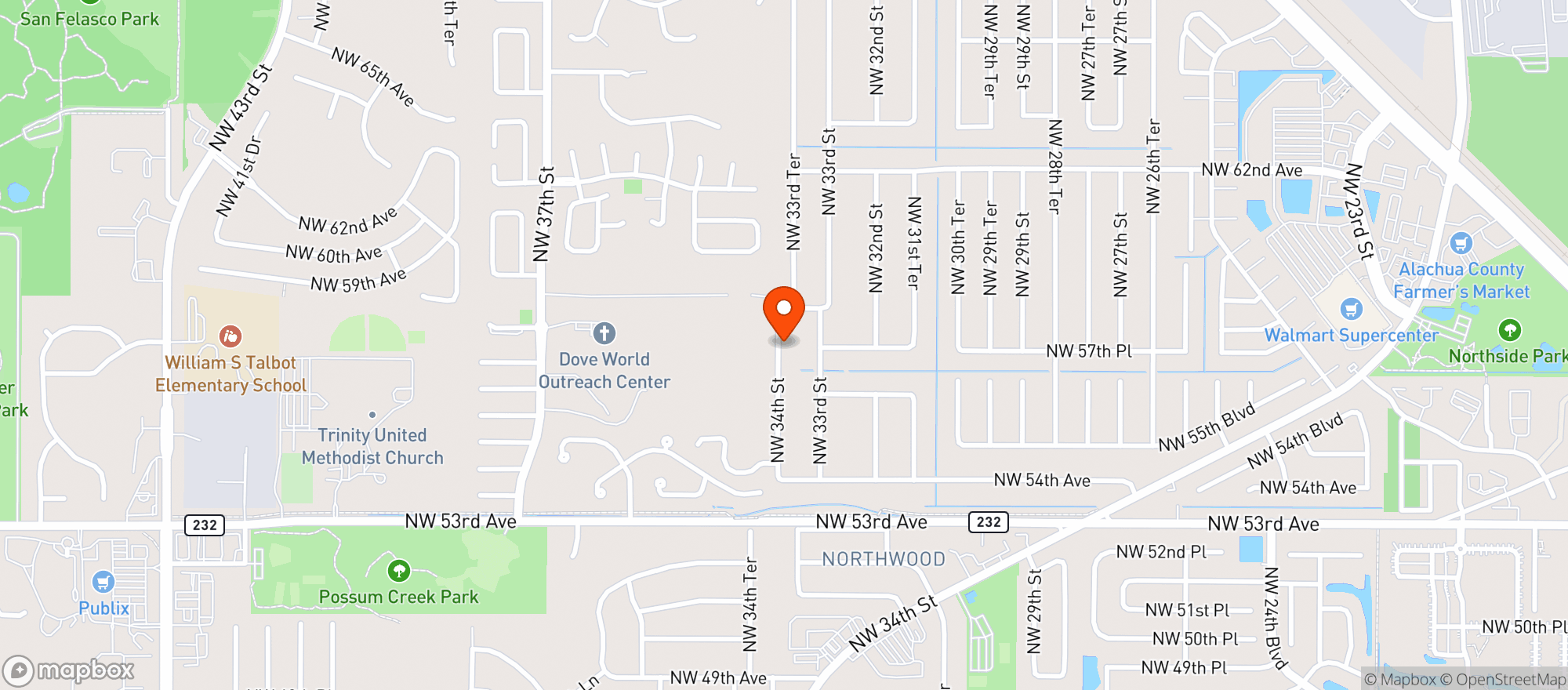 Map showing Abc Liquors #079 (700026369)