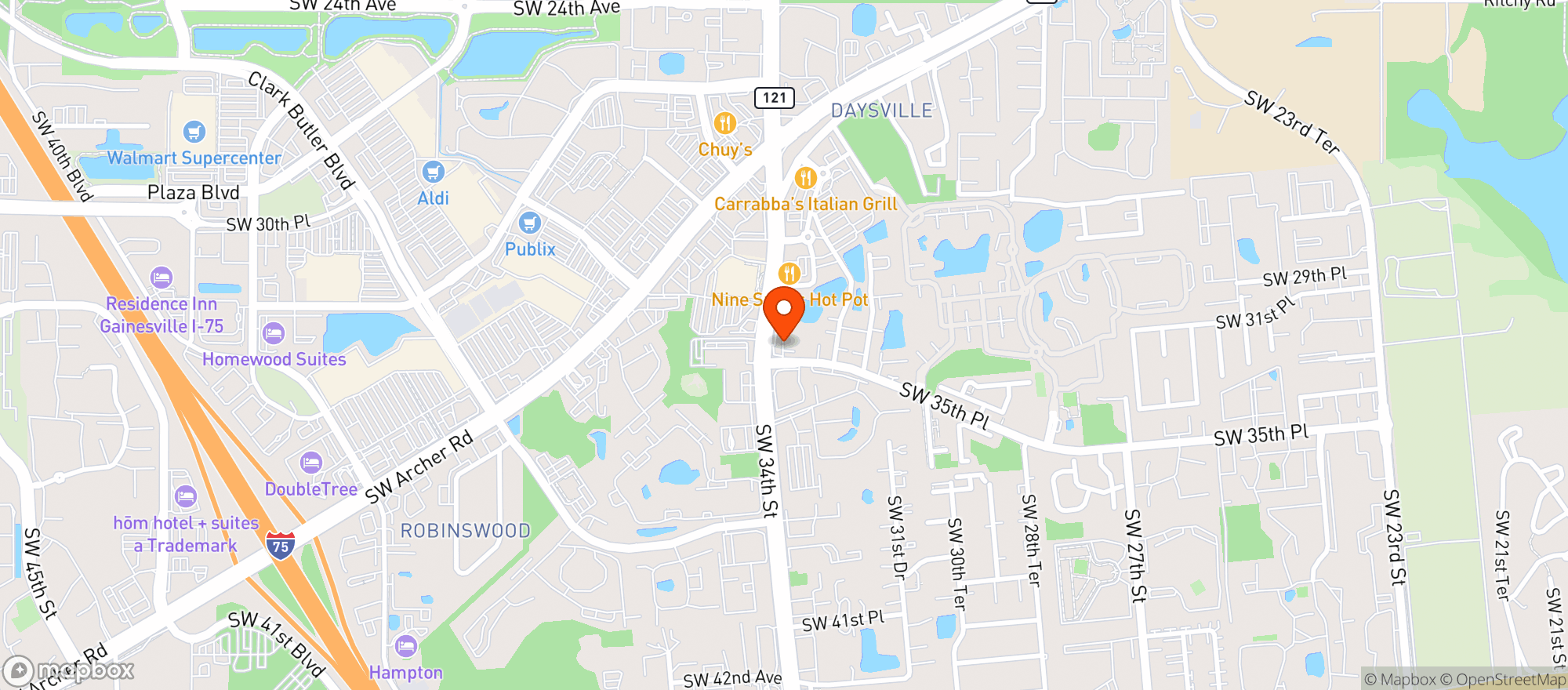 Map showing Circle K #2726146