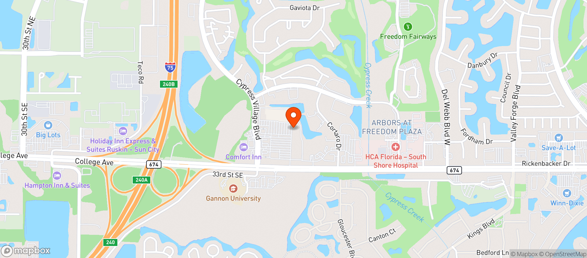 Map showing Gnc