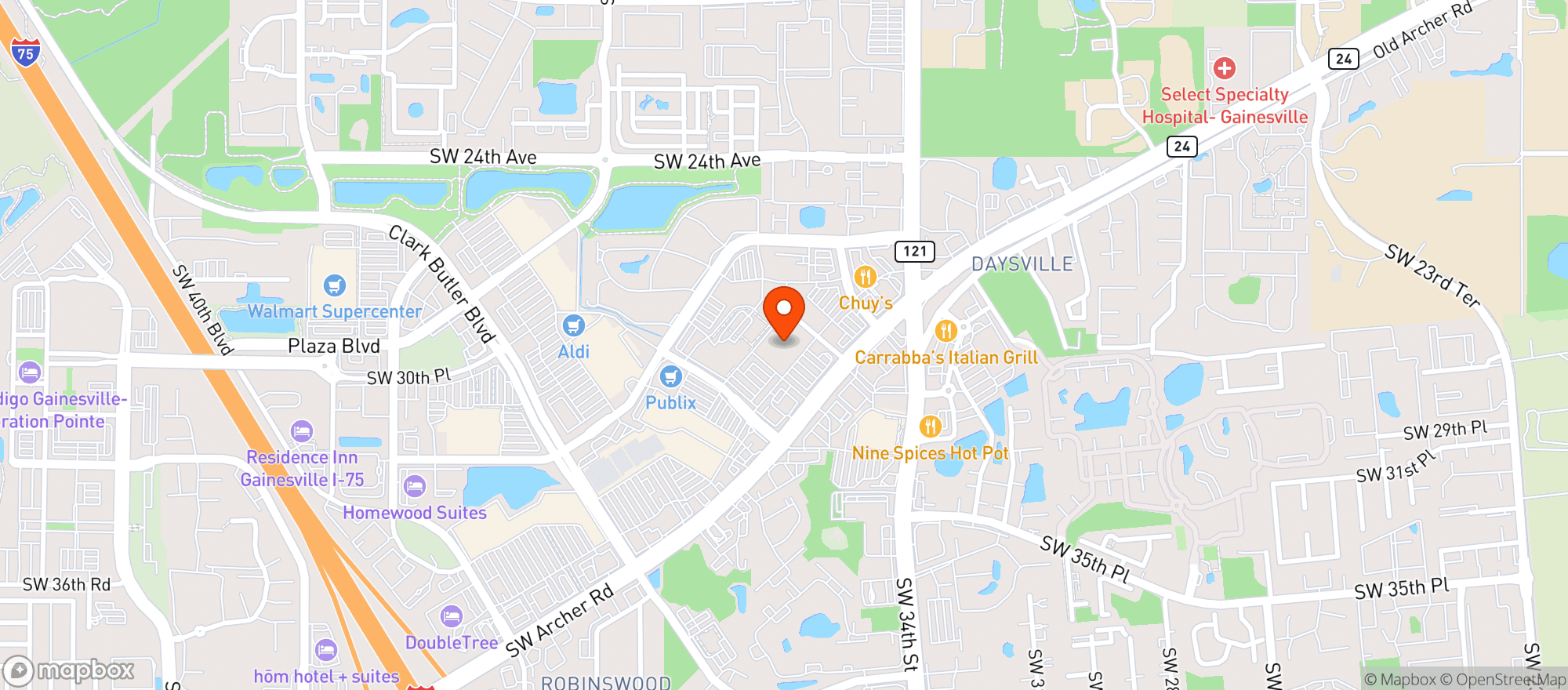 Map showing Whole Foods Market